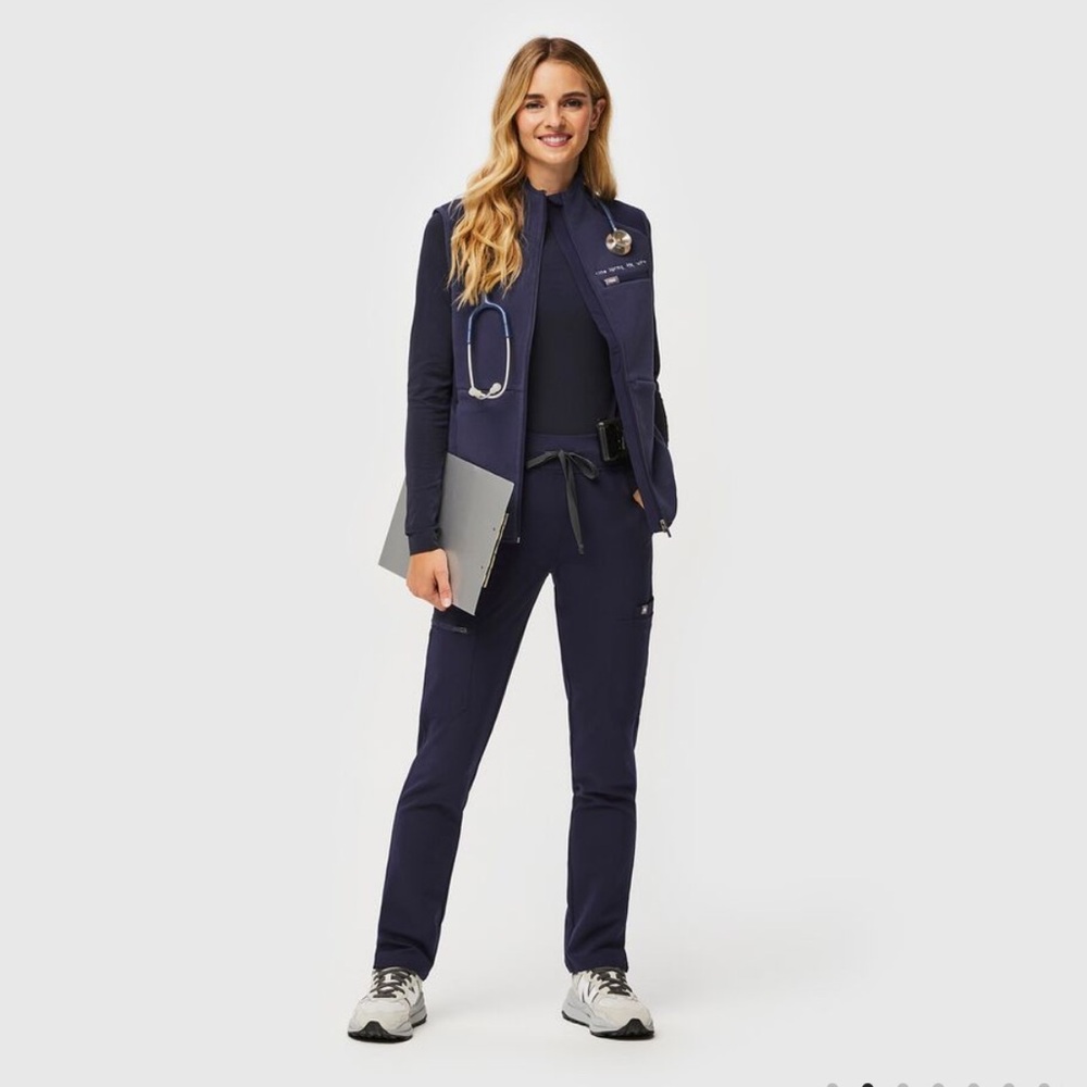 Figs High Waisted Yola Skinny Scrub Pants